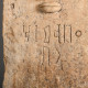 Large Iconic Stele With Ideograms